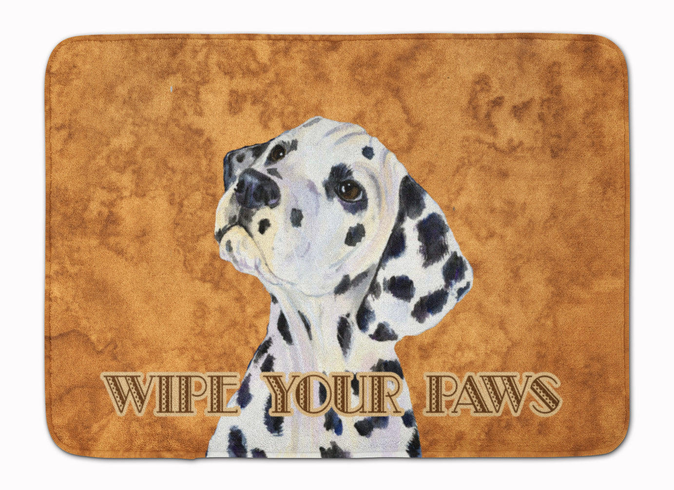 Dalmatian Wipe your Paws Machine Washable Memory Foam Mat SS4892RUG - the-store.com