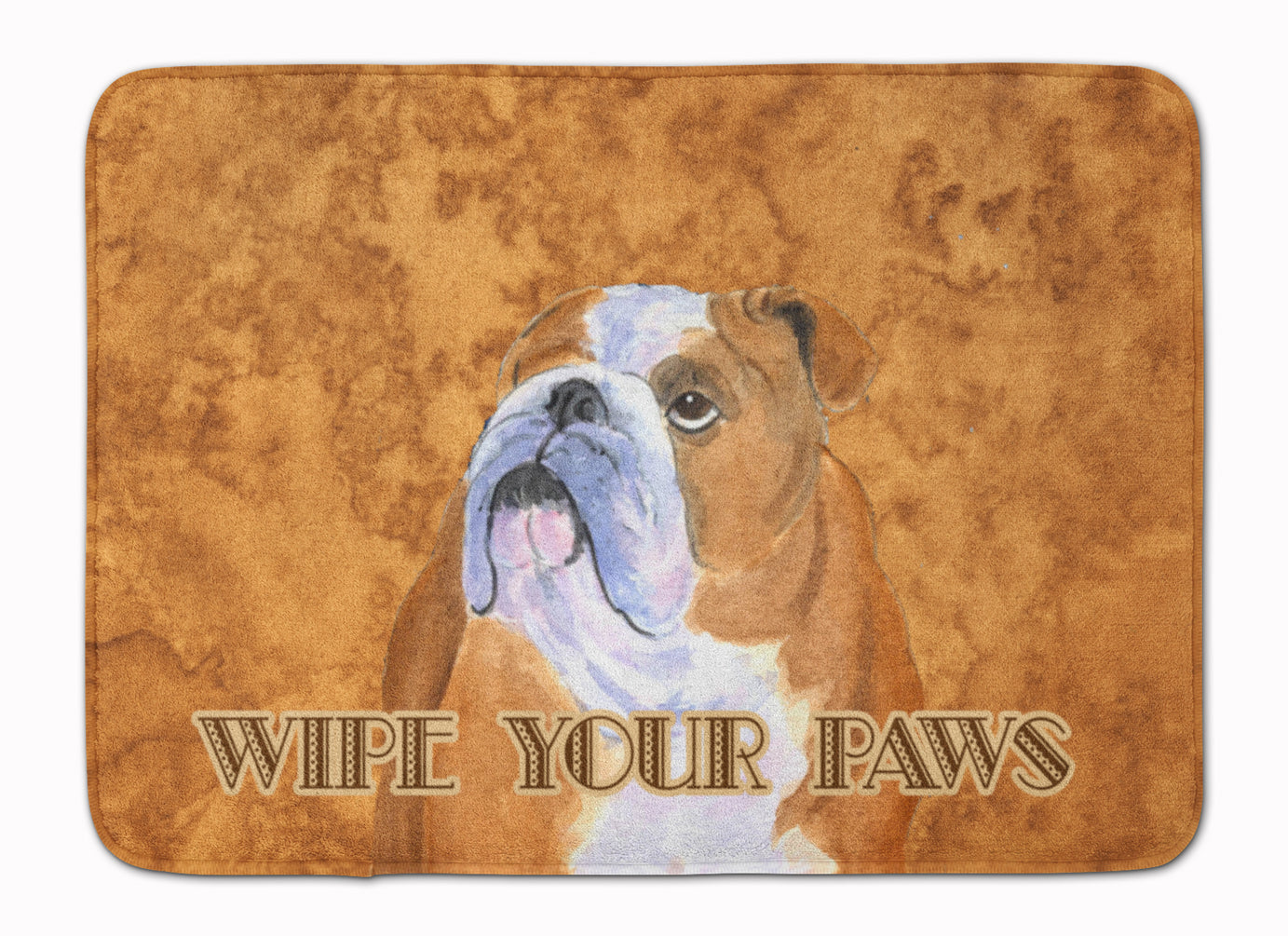 Bulldog English Wipe your Paws Machine Washable Memory Foam Mat SS4893RUG - the-store.com