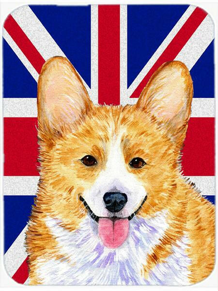 Corgi with English Union Jack British Flag Mouse Pad, Hot Pad or Trivet SS4928MP by Caroline&#39;s Treasures