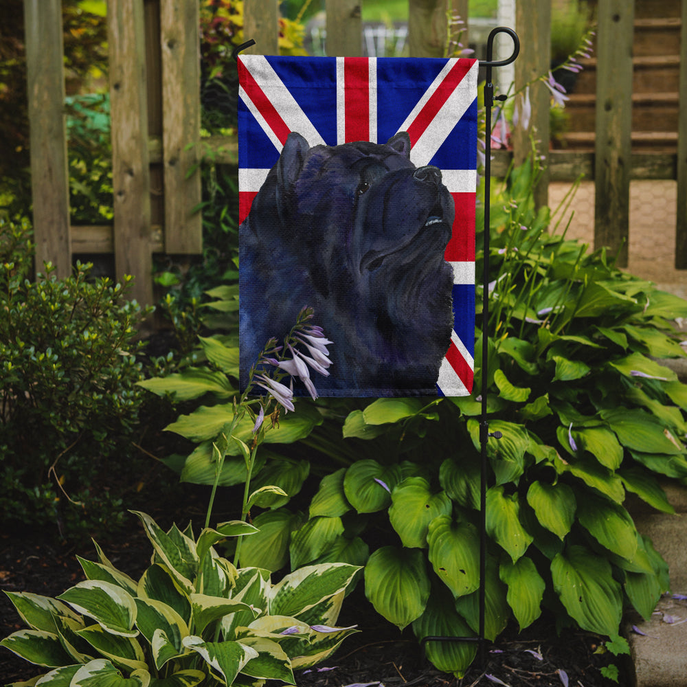 Chow Chow with English Union Jack British Flag Flag Garden Size SS4943GF  the-store.com.