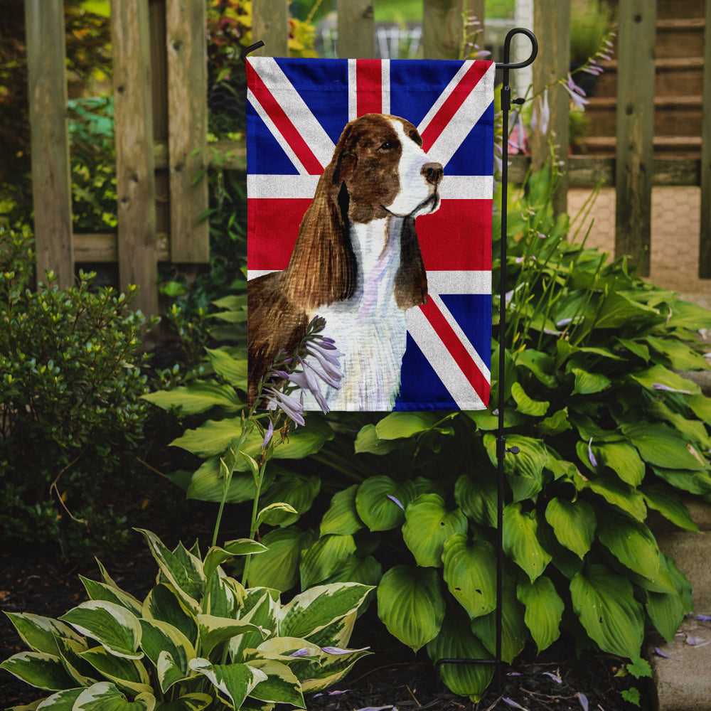 Springer Spaniel with English Union Jack British Flag Flag Garden Size SS4955GF  the-store.com.