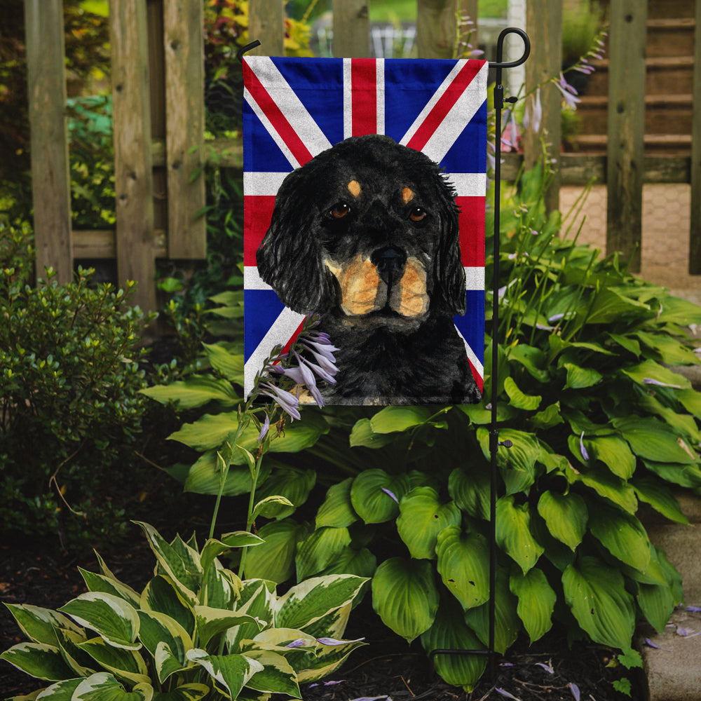 Gordon Setter with English Union Jack British Flag Flag Garden Size SS4957GF  the-store.com.