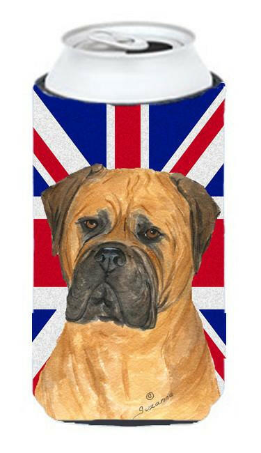 Bullmastiff with English Union Jack British Flag Tall Boy Beverage Insulator Hugger SS4959TBC by Caroline&#39;s Treasures