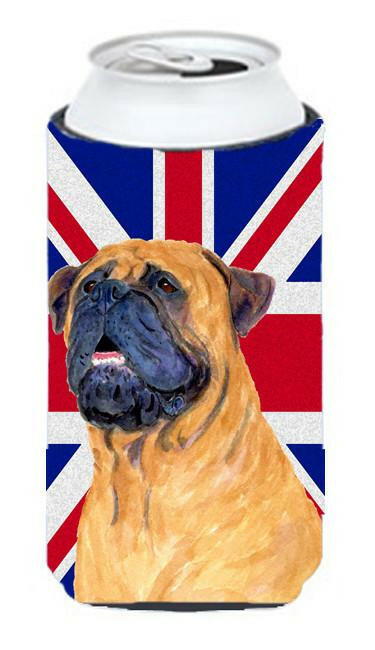 Bullmastiff with English Union Jack British Flag Tall Boy Beverage Insulator Hugger SS4962TBC by Caroline&#39;s Treasures