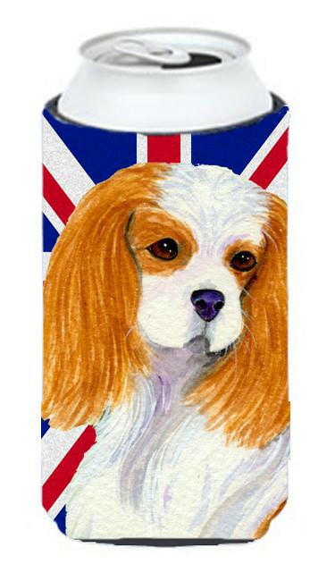 Cavalier Spaniel with English Union Jack British Flag Tall Boy Beverage Insulator Hugger SS4969TBC by Caroline's Treasures