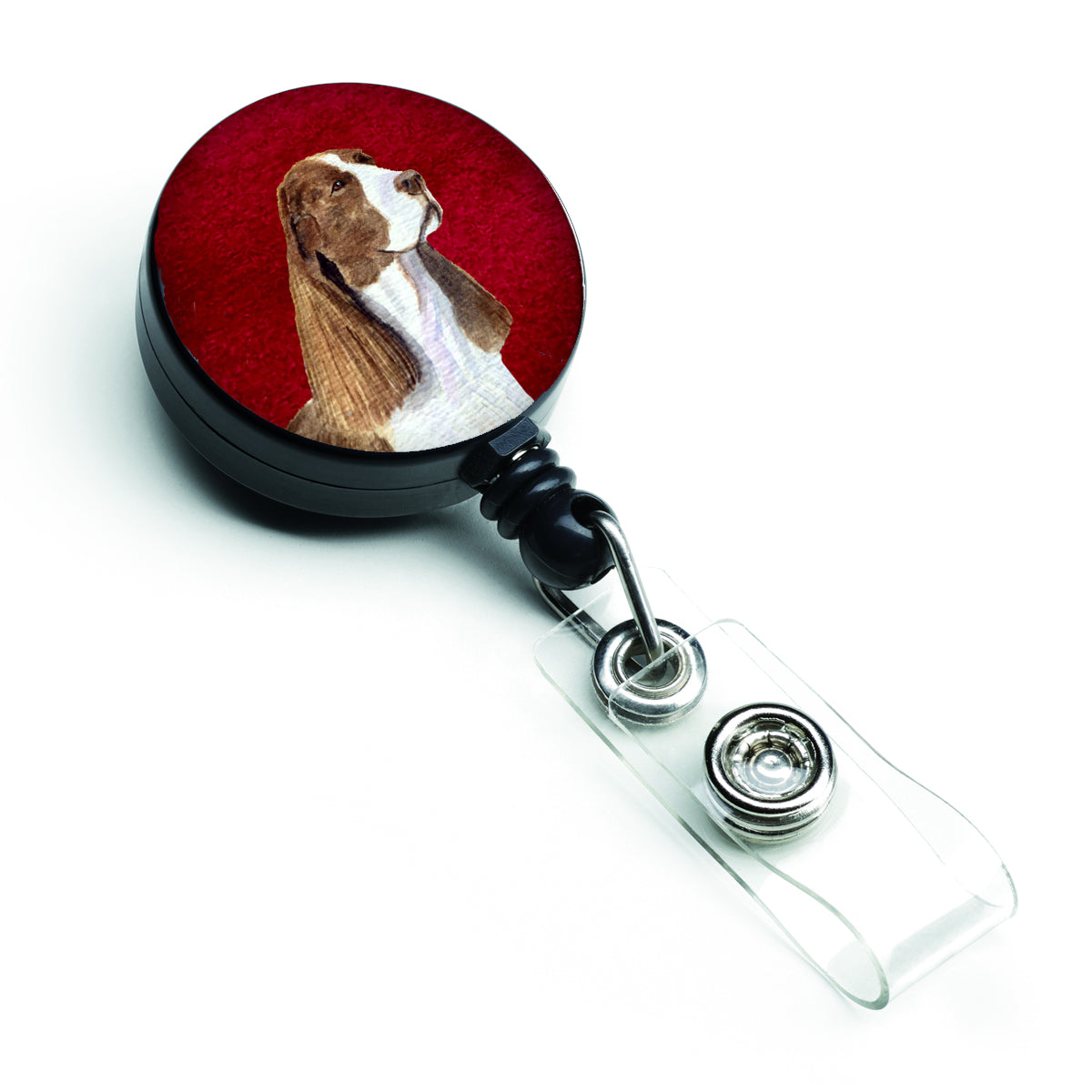 Springer Spaniel Retractable Badge Reel or ID Holder with Clip.