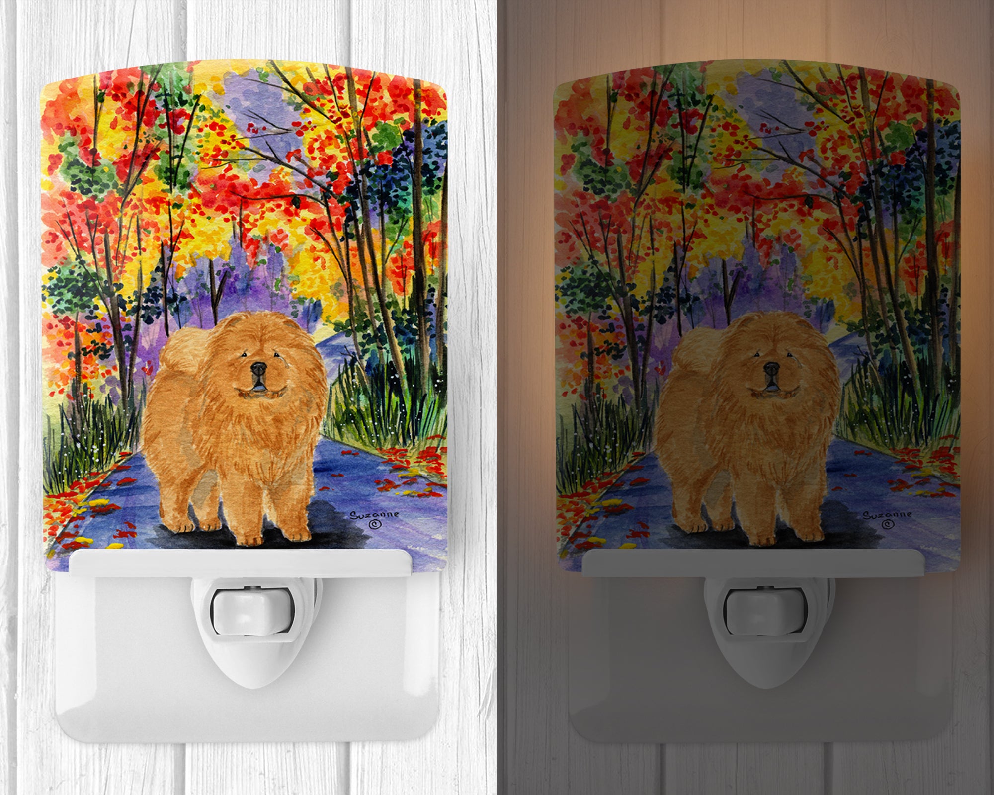 Chow Chow Ceramic Night Light SS7001CNL - the-store.com