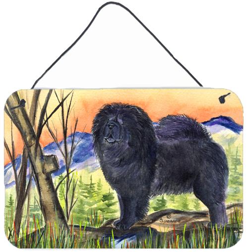 Chow Chow Indoor Aluminium Metal Wall or Door Hanging Prints by Caroline's Treasures