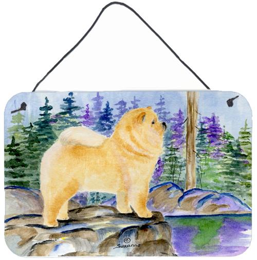 Chow Chow Indoor Aluminium Metal Wall or Door Hanging Prints by Caroline&#39;s Treasures