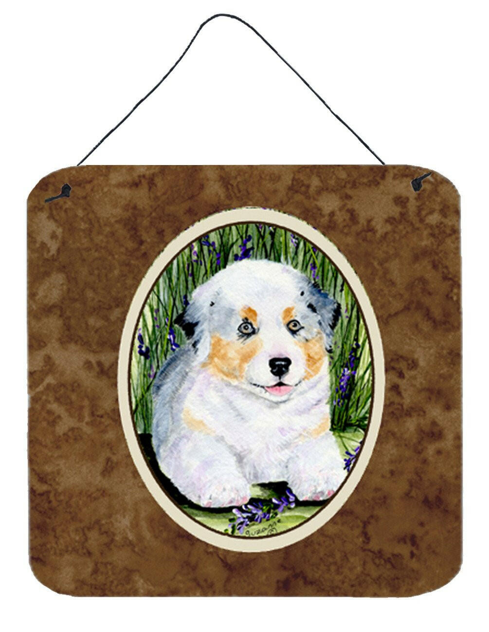 Australian Shepherd Aluminium Metal Wall or Door Hanging Prints by Caroline's Treasures