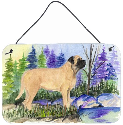 Mastiff Indoor Aluminium Metal Wall or Door Hanging Prints by Caroline's Treasures