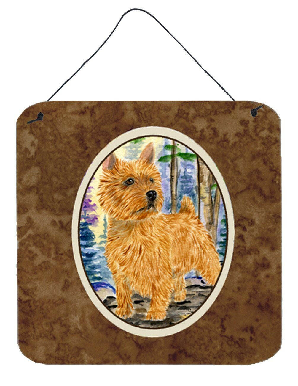 Norwich Terrier Aluminium Metal Wall or Door Hanging Prints by Caroline&#39;s Treasures