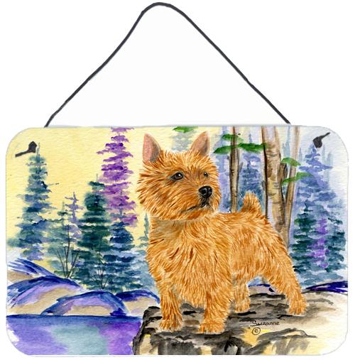 Norwich Terrier Indoor Aluminium Metal Wall or Door Hanging Prints by Caroline's Treasures