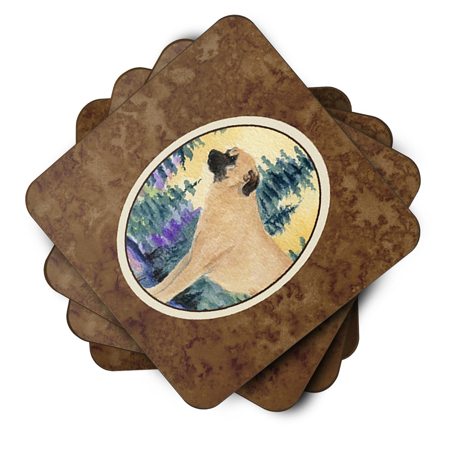 Set of 4 Anatolian Shepherd Foam Coasters - the-store.com