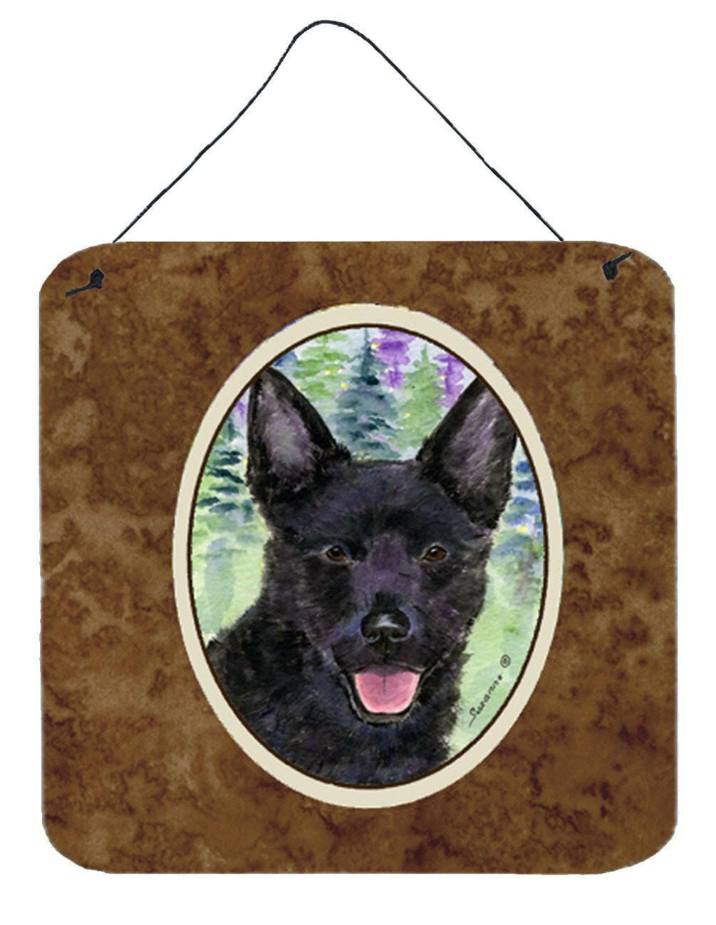 Australian Kelpie Aluminium Metal Wall or Door Hanging Prints by Caroline&#39;s Treasures