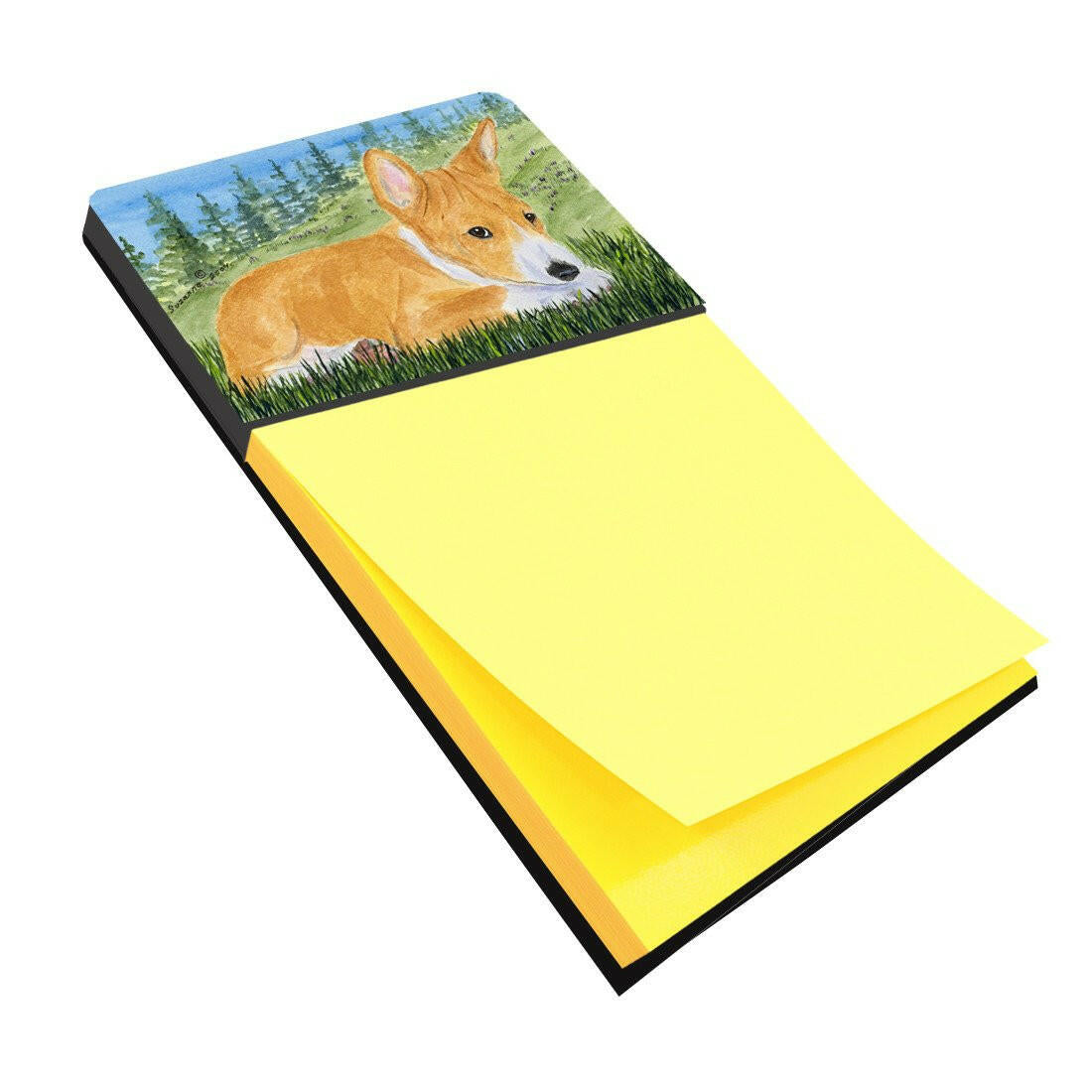 Basenji Refiillable Sticky Note Holder or Postit Note Dispenser SS8016SN by Caroline&#39;s Treasures