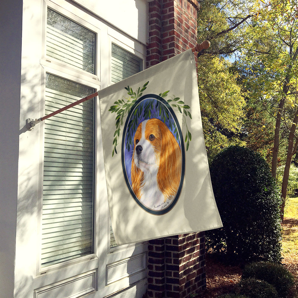 Cavalier Spaniel Flag Canvas House Size  the-store.com.