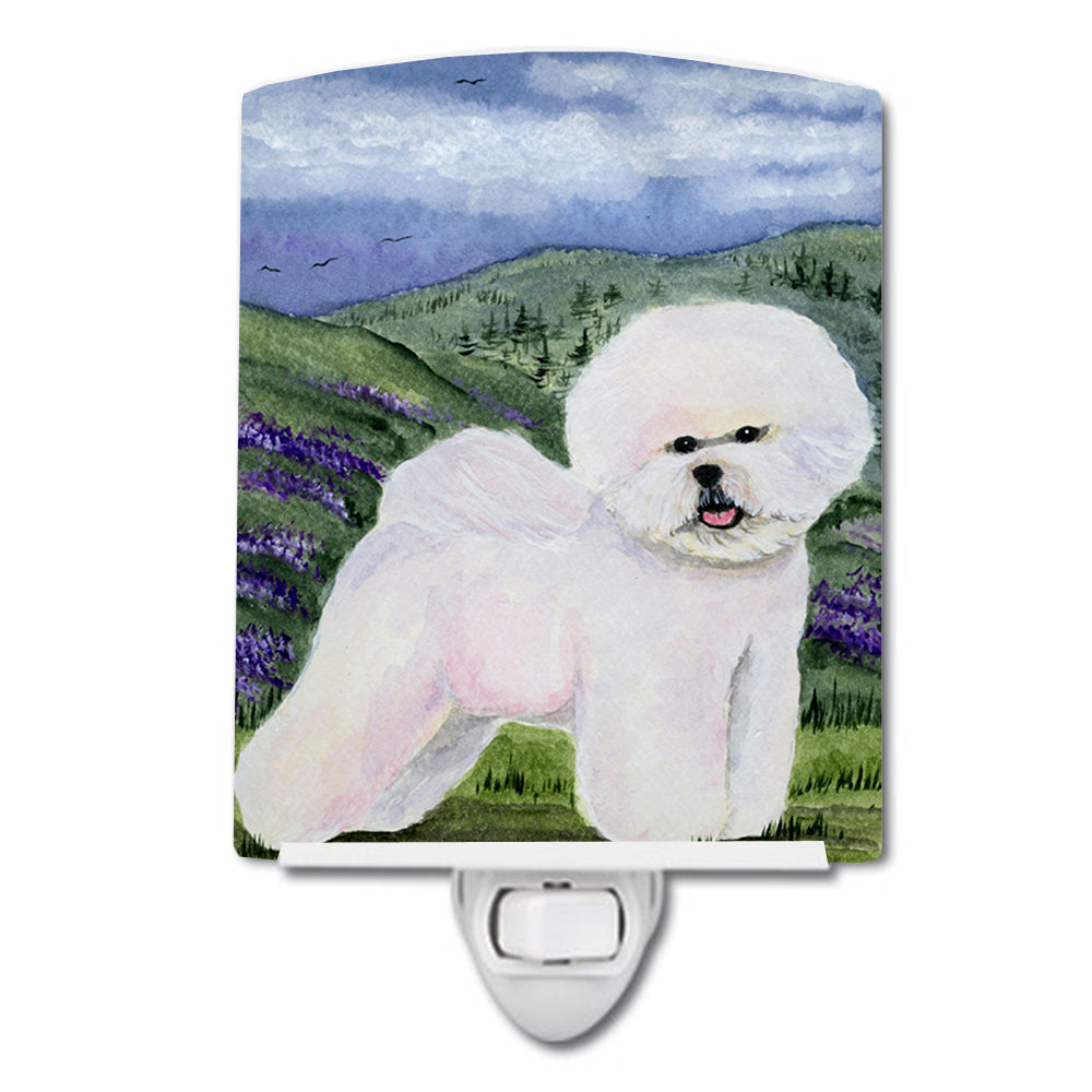 Bichon Frise Ceramic Night Light SS8025CNL - the-store.com