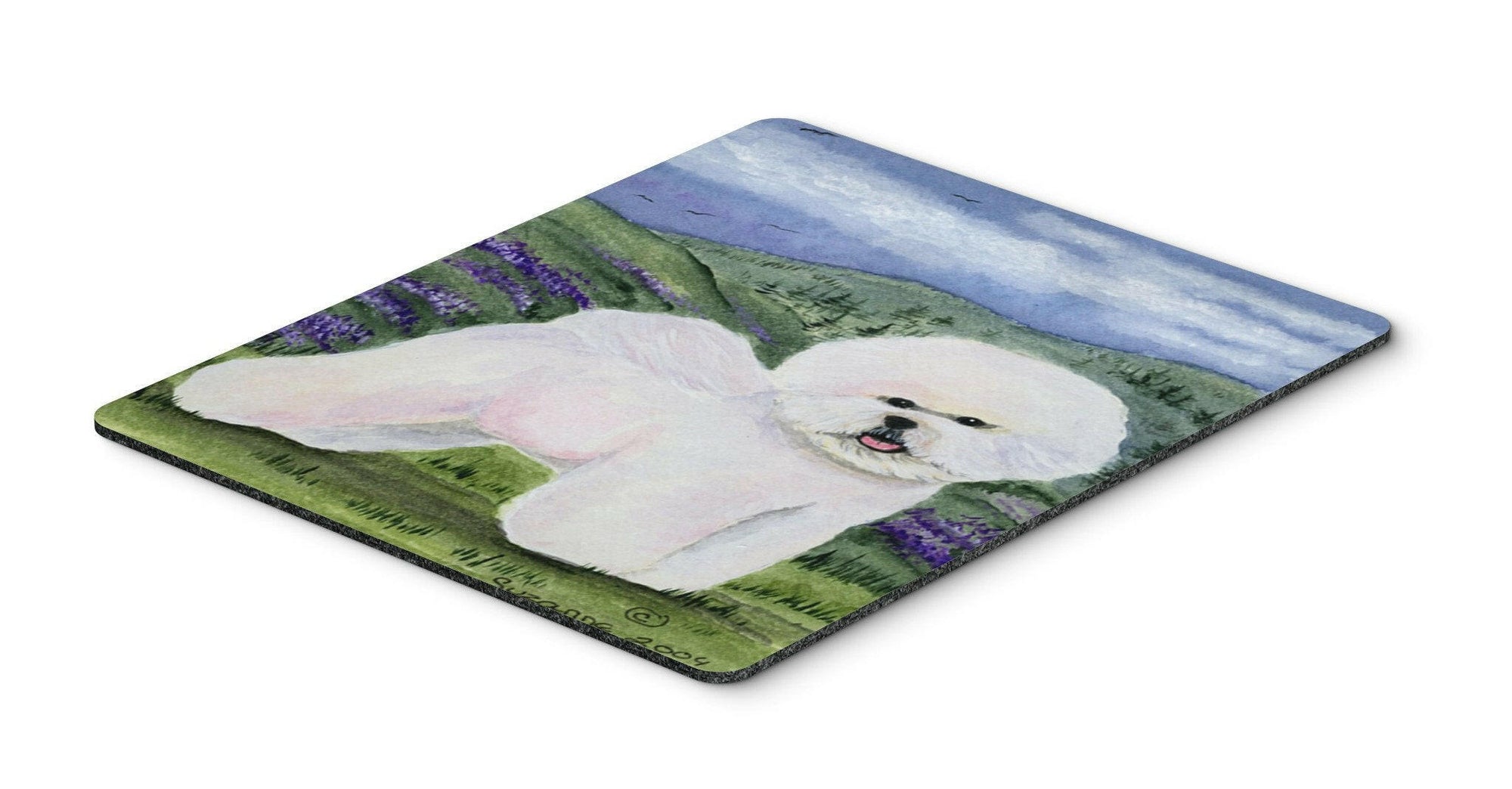 Bichon Frise Mouse Pad / Hot Pad / Trivet by Caroline's Treasures