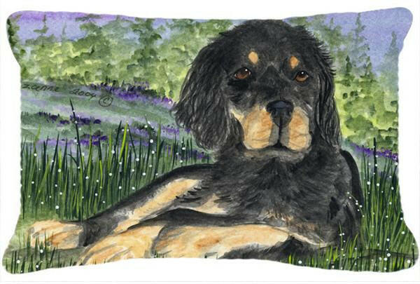 Gordon Setter Decorative   Canvas Fabric Pillow by Caroline's Treasures