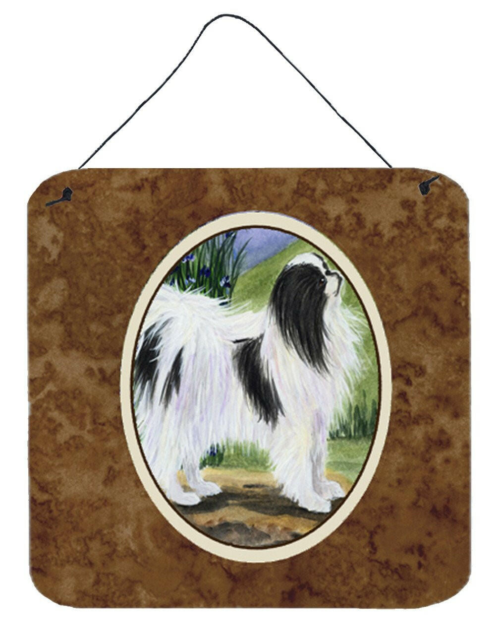 Japanese Chin Aluminium Metal Wall or Door Hanging Prints by Caroline's Treasures