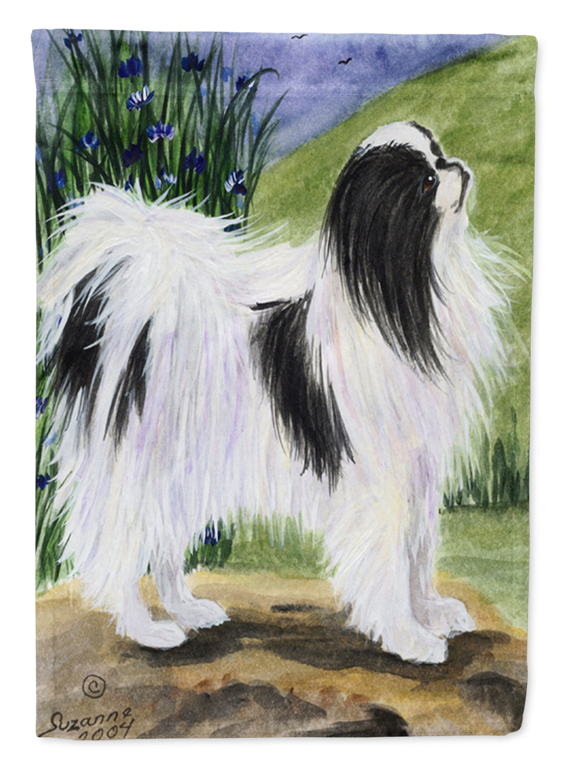 Japanese Chin Flag Garden Size.