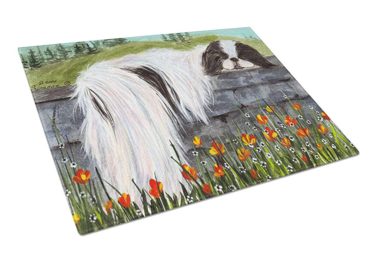 Japanese Chin Glass Cutting Board Large by Caroline&#39;s Treasures
