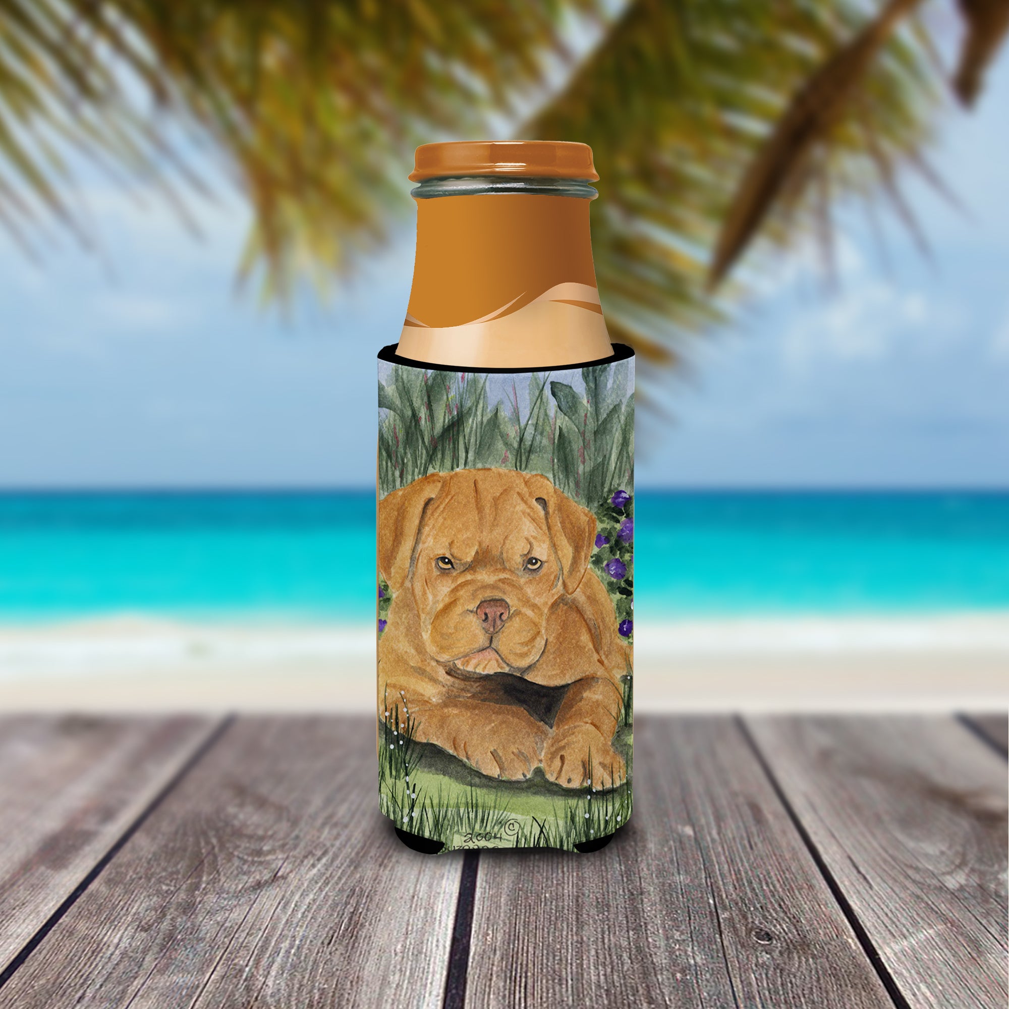 Dogue de Bordeaux Ultra Beverage Insulators for slim cans SS8032MUK.