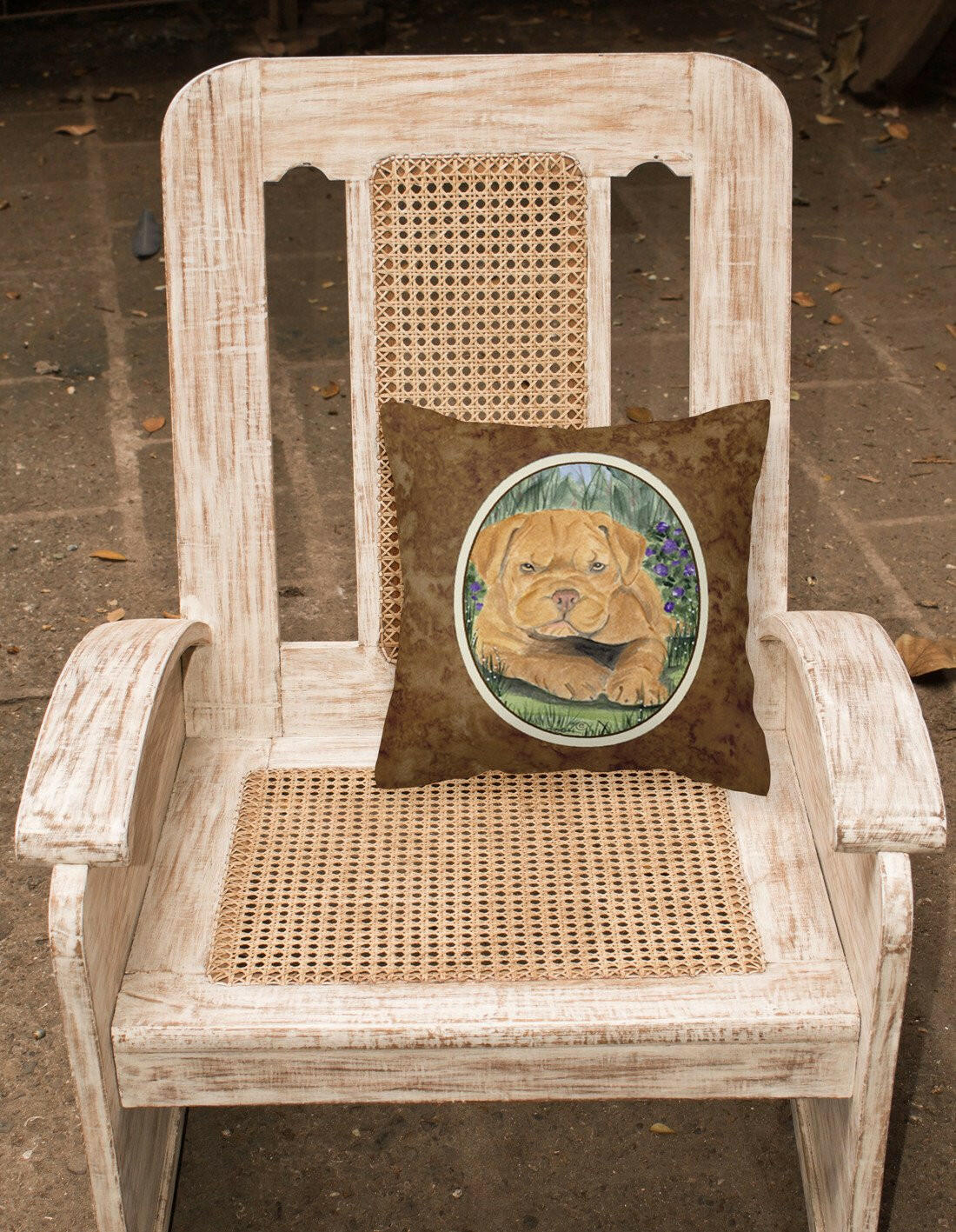 Dogue de Bordeaux Decorative   Canvas Fabric Pillow by Caroline's Treasures