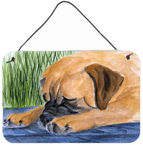 Bullmastiff Indoor Aluminium Metal Wall or Door Hanging Prints by Caroline's Treasures