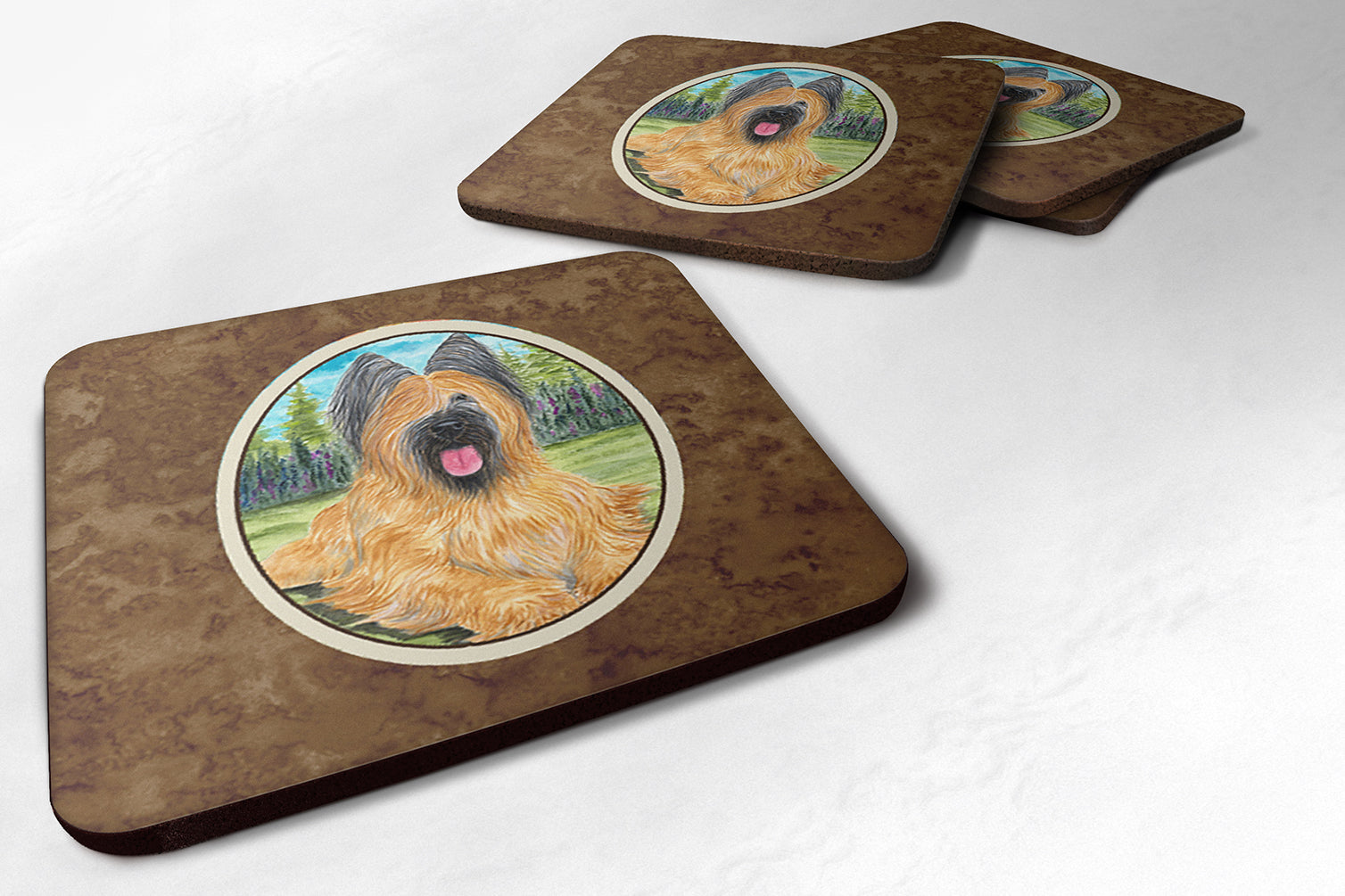 Set of 4 Briard Foam Coasters - the-store.com