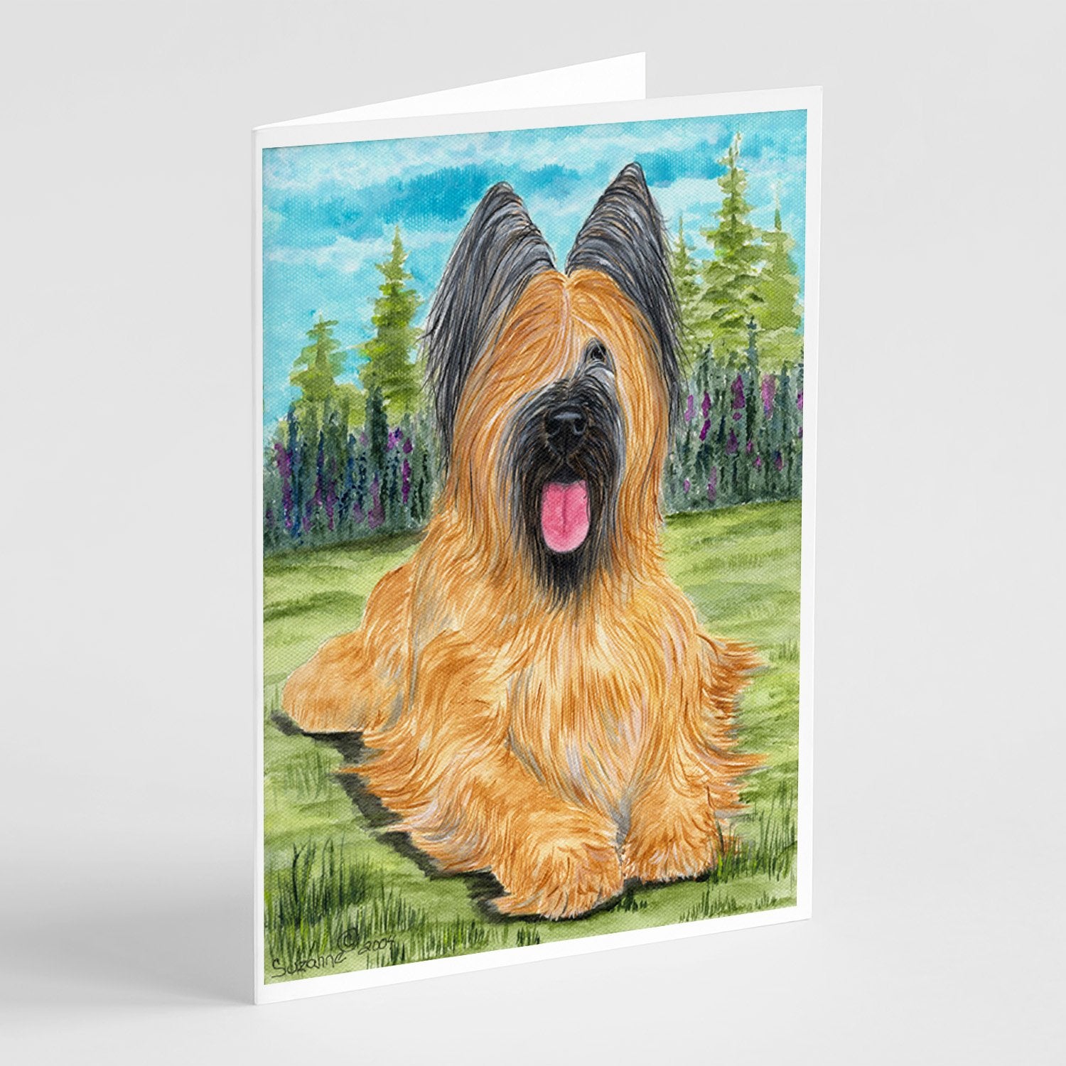 Buy this Briard Greeting Cards and Envelopes Pack of 8