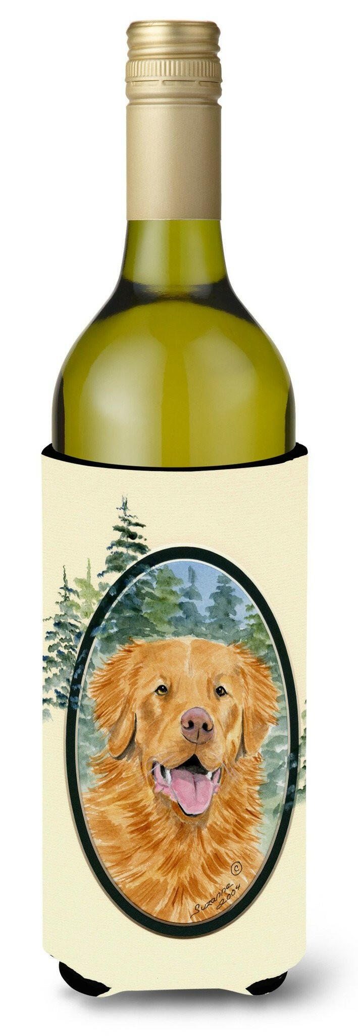 Nova Scotia Duck Toller Wine Bottle Beverage Insulator Beverage Insulator Hugger by Caroline's Treasures