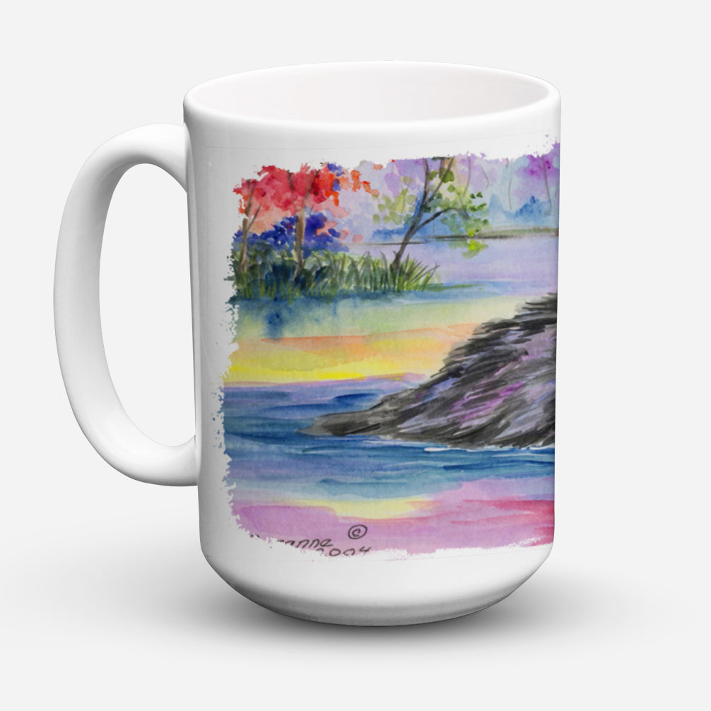 Newfoundland Dishwasher Safe Microwavable Ceramic Coffee Mug 15 ounce SS8040CM15  the-store.com.