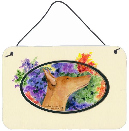 Pharaoh Hound Indoor Aluminium Metal Wall or Door Hanging Prints by Caroline's Treasures