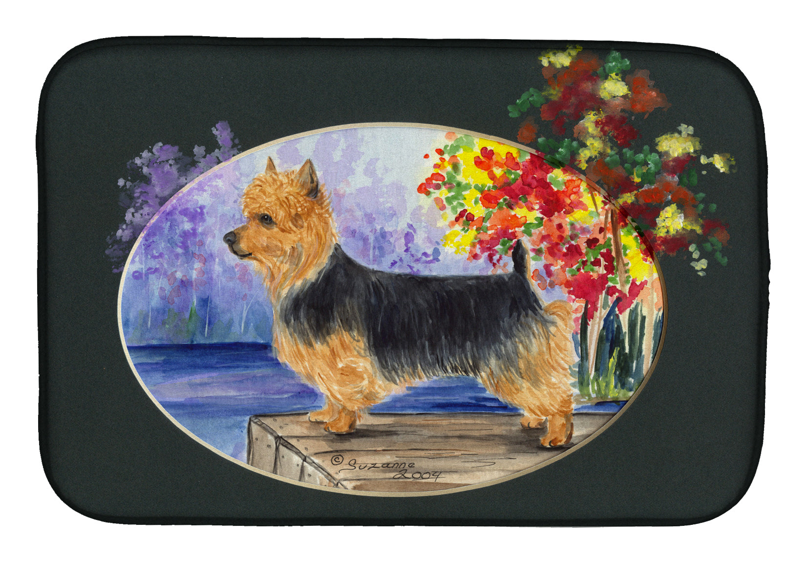 Australian Terrier Dish Drying Mat SS8046DDM  the-store.com.