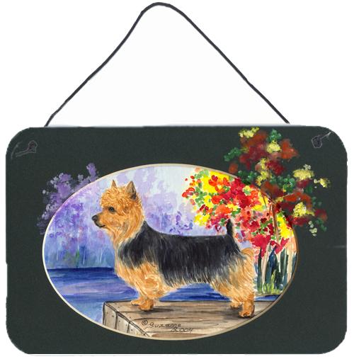 Australian Terrier Indoor Aluminium Metal Wall or Door Hanging Prints by Caroline&#39;s Treasures