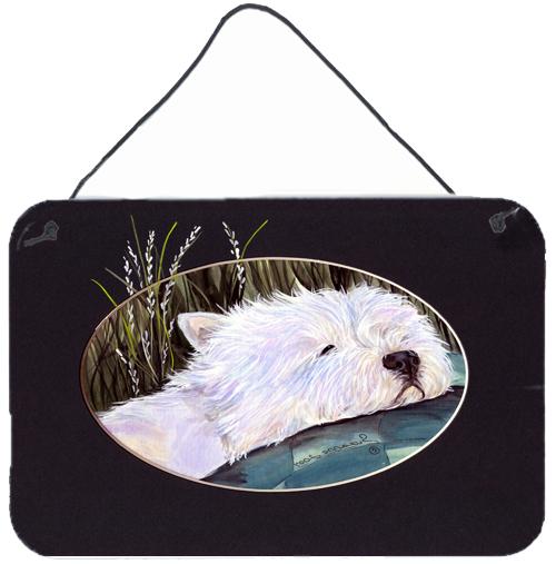 Westie Indoor Aluminium Metal Wall or Door Hanging Prints by Caroline&#39;s Treasures