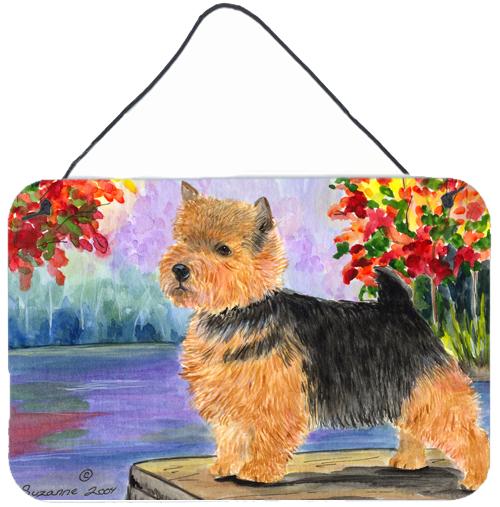 Norwich Terrier Indoor Aluminium Metal Wall or Door Hanging Prints by Caroline's Treasures