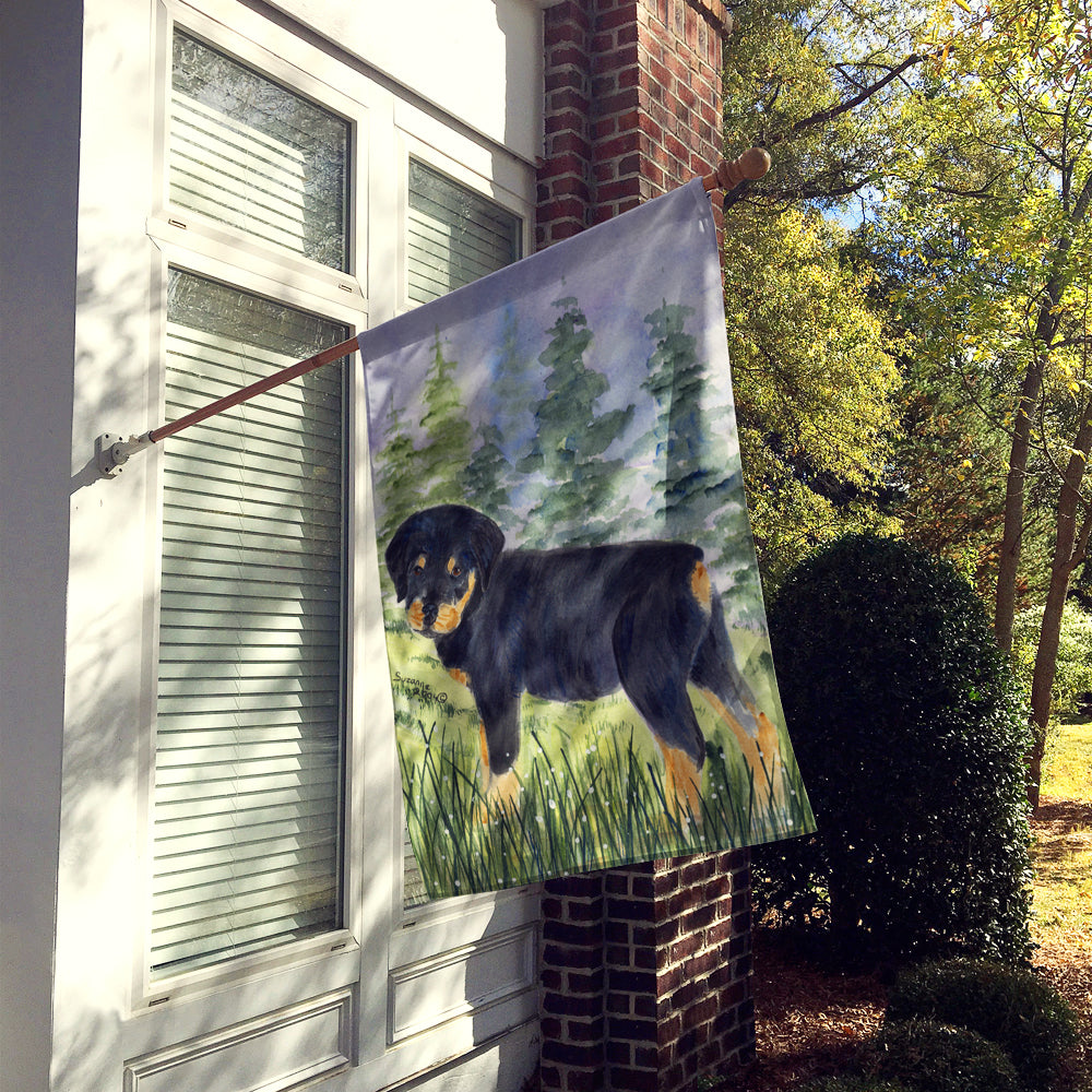 Rottweiler Flag Canvas House Size  the-store.com.