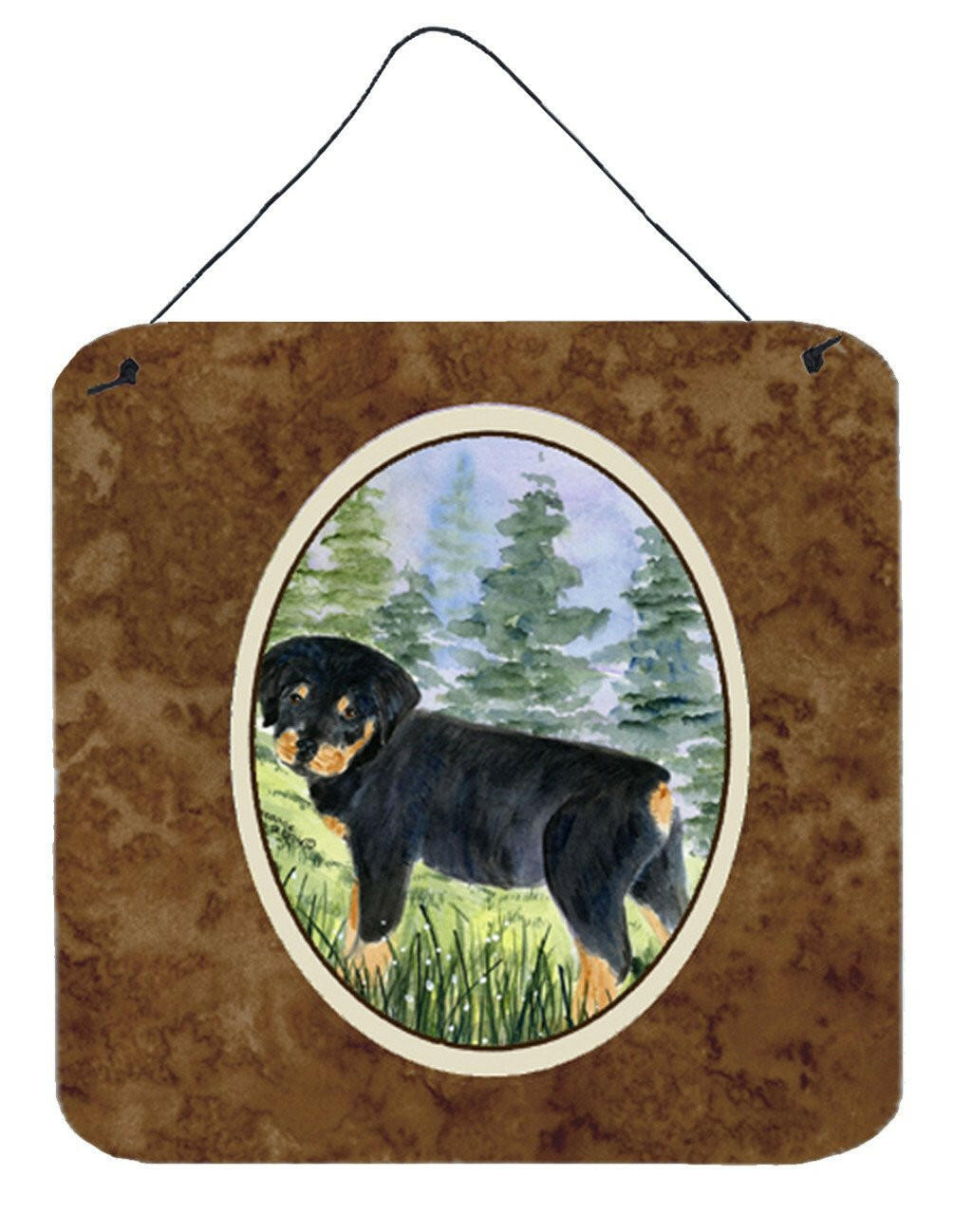 Rottweiler Aluminium Metal Wall or Door Hanging Prints by Caroline's Treasures