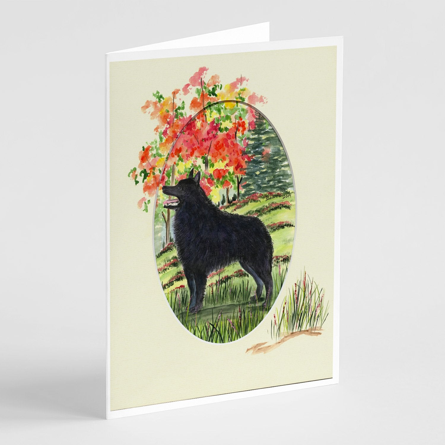 Buy this Schipperke Greeting Cards and Envelopes Pack of 8