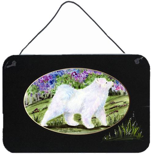 Samoyed Indoor Aluminium Metal Wall or Door Hanging Prints by Caroline&#39;s Treasures