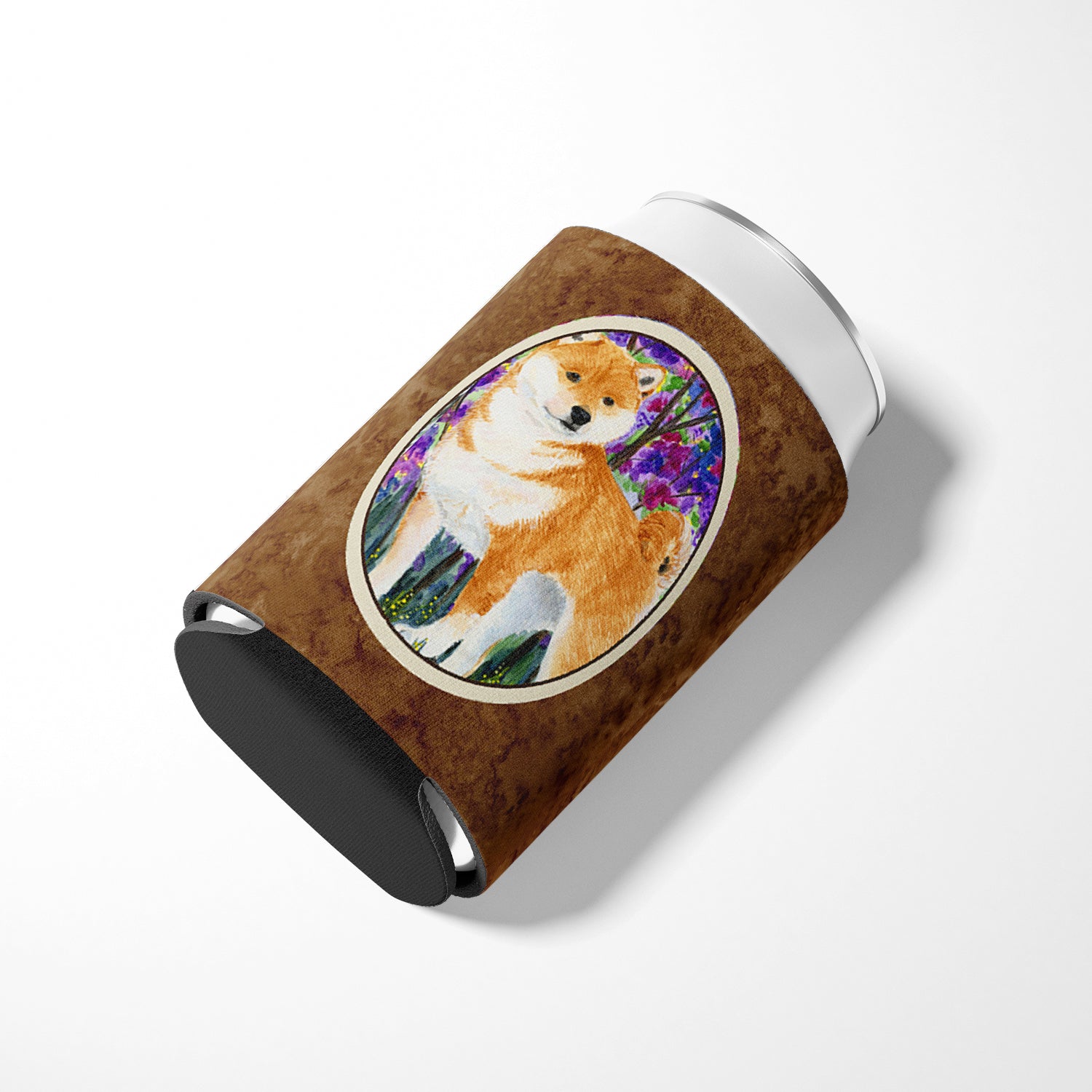 Shiba Inu Can or Bottle Beverage Insulator Hugger.