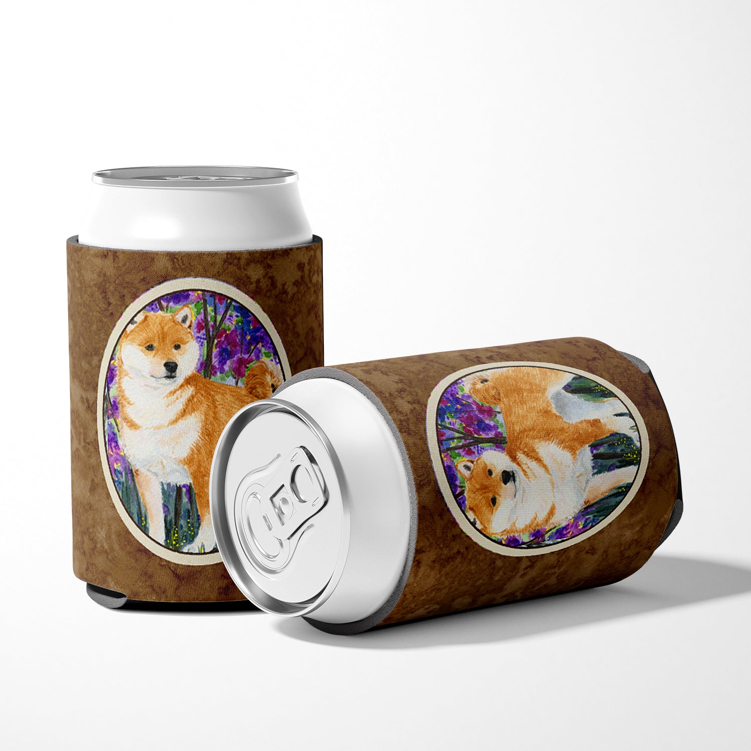 Shiba Inu Can or Bottle Beverage Insulator Hugger.