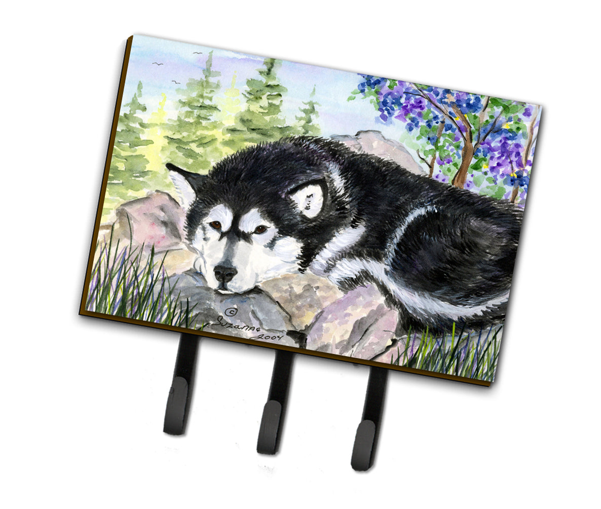 Alaskan Malamute Leash Holder or Key Hook  the-store.com.