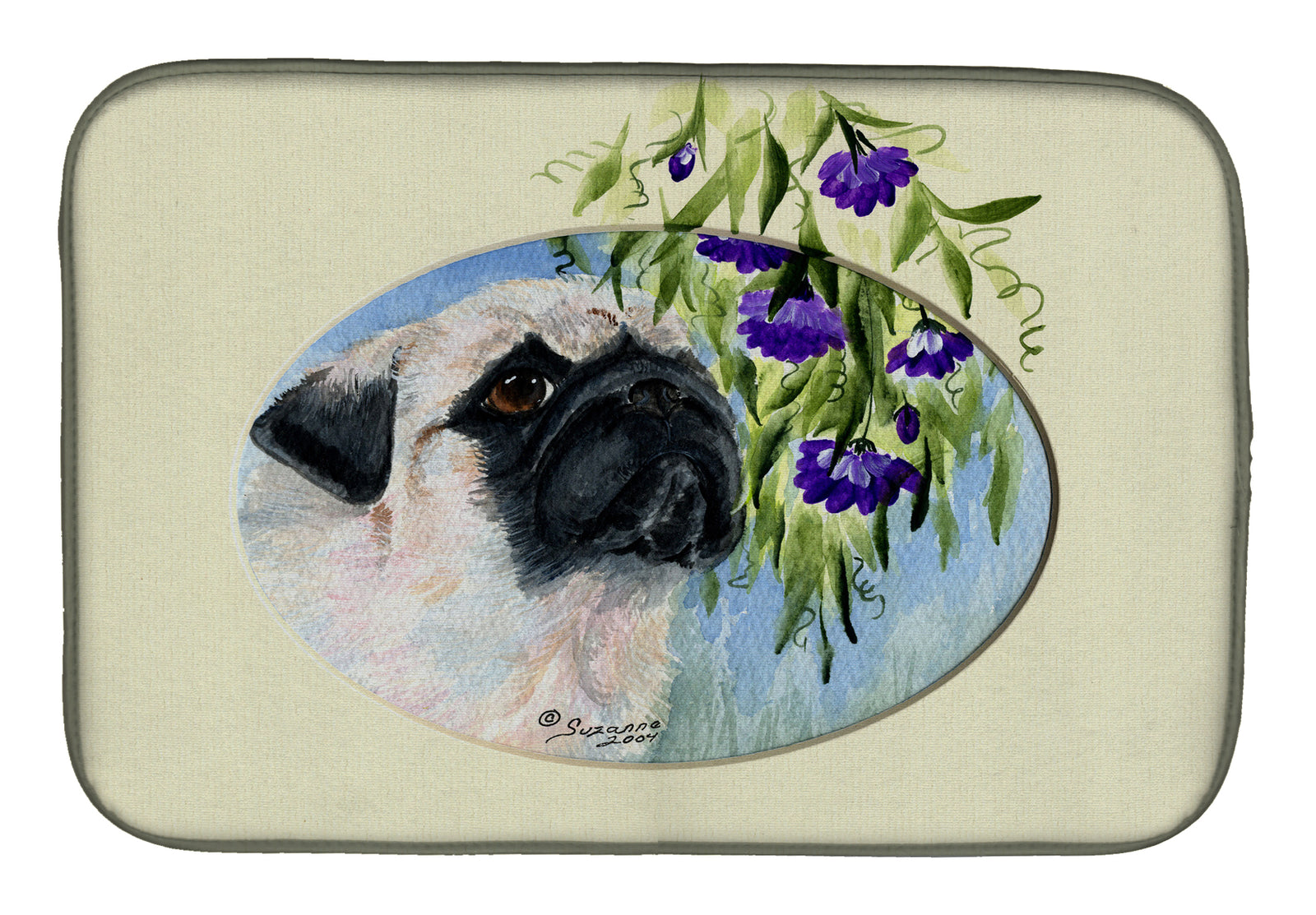 Pug Dish Drying Mat SS8064DDM