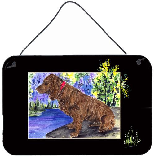 Boykin Spaniel Indoor Aluminium Metal Wall or Door Hanging Prints by Caroline&#39;s Treasures