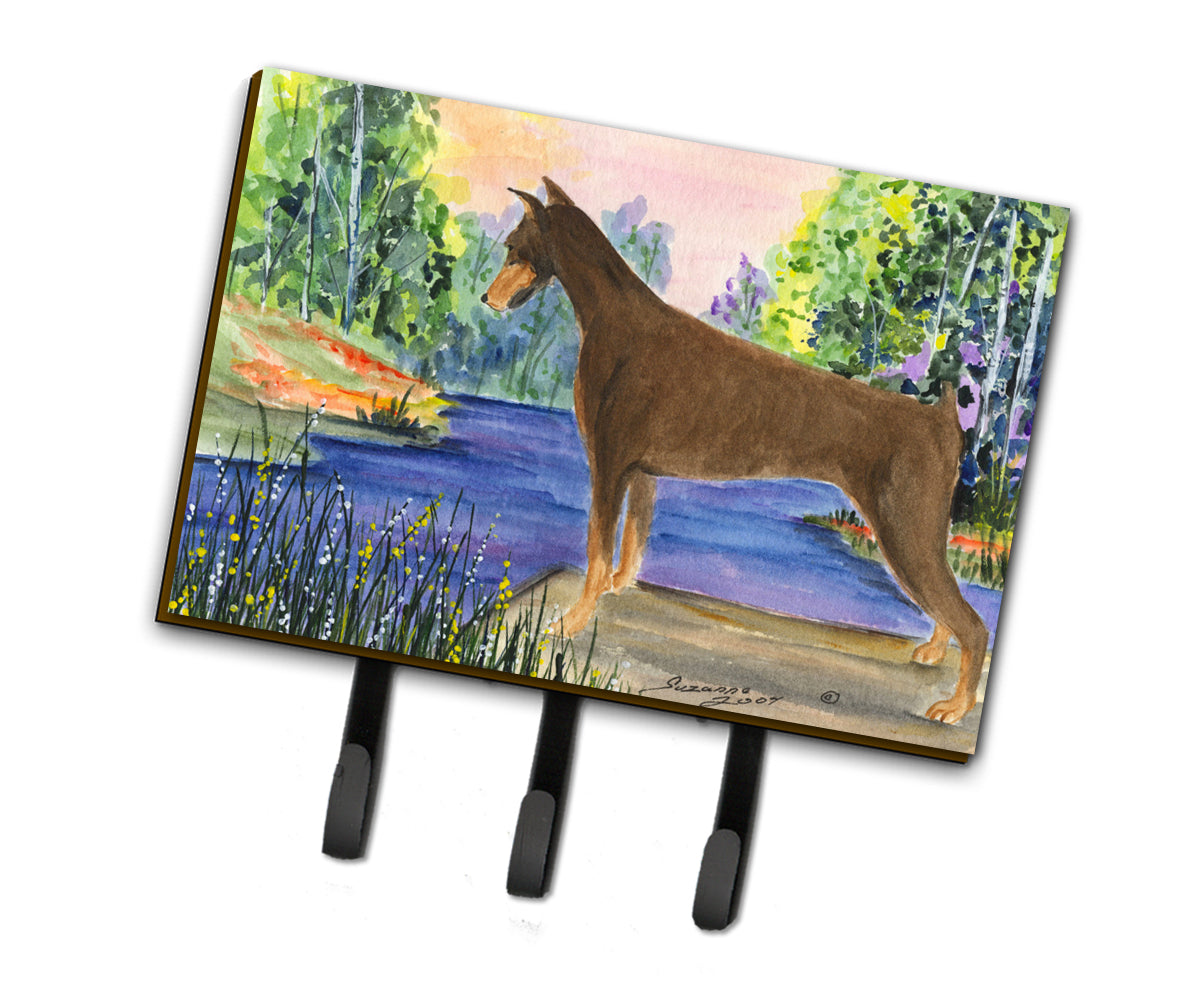 Doberman Leash Holder or Key Hook  the-store.com.