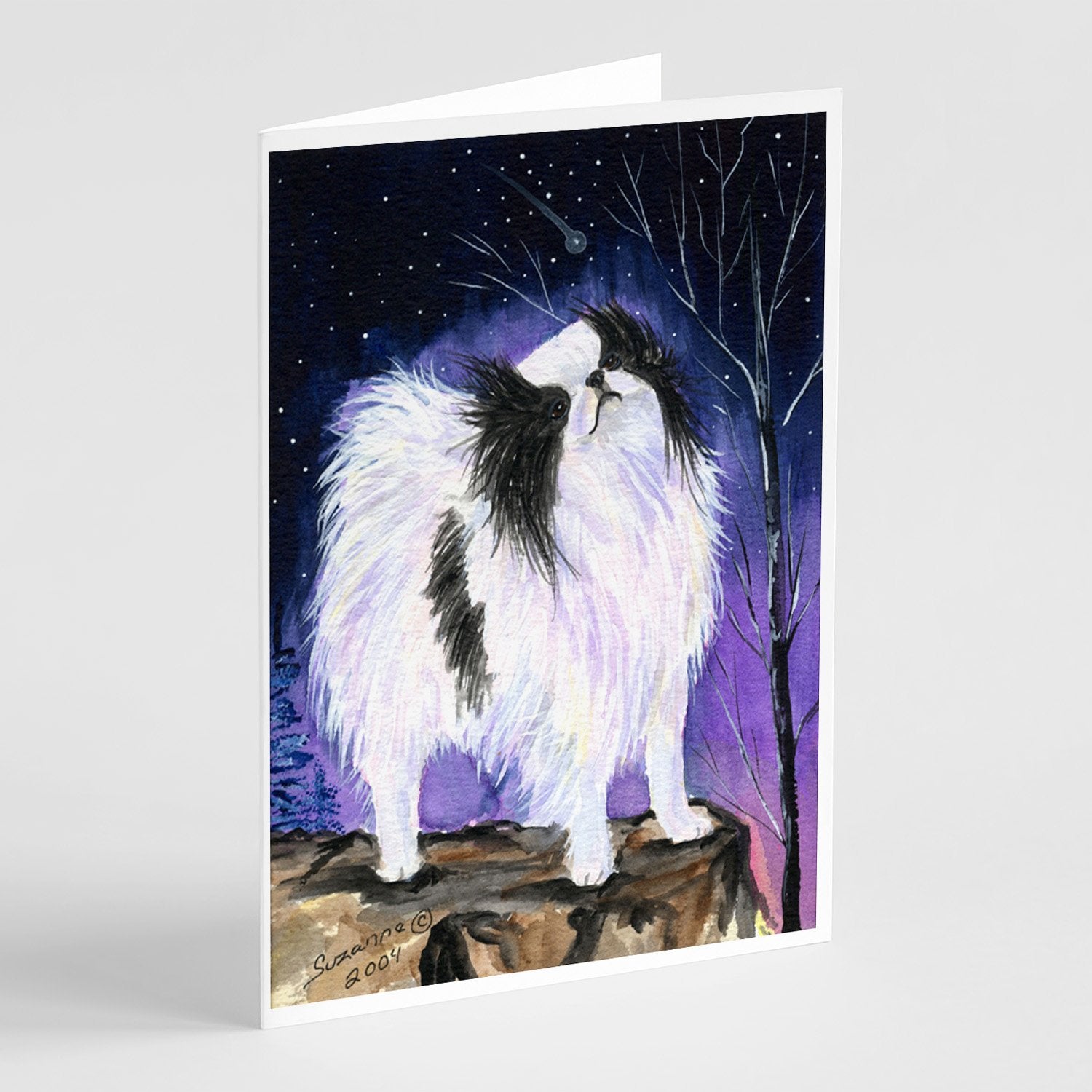 Buy this Japanese Chin Greeting Cards and Envelopes Pack of 8